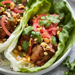 Pork Belly Lettuce Wraps