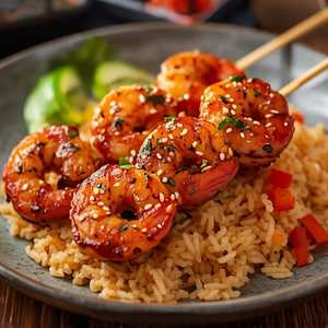 Pinchos de Camarones