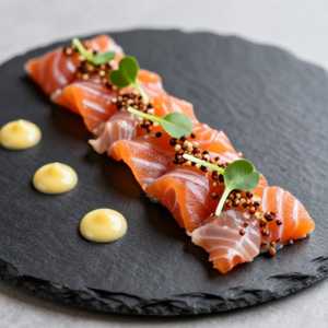 Salmon Crudo
