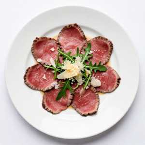 Beef Carpaccio with Arugula and Parmesan