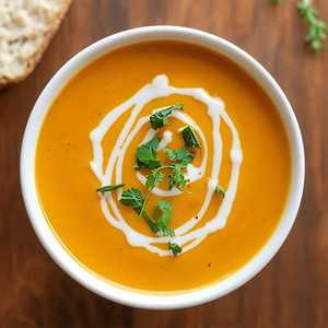 Seasonal Roasted Butternut Squash Soup