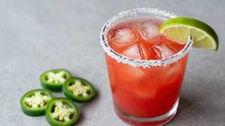 Spicy Strawberry Margarita