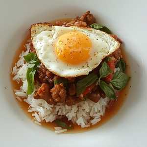 Krapow Kai Down With Beef