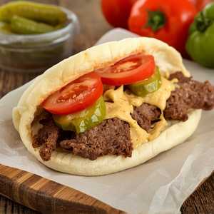Kafta Kebab Pita Sandwich