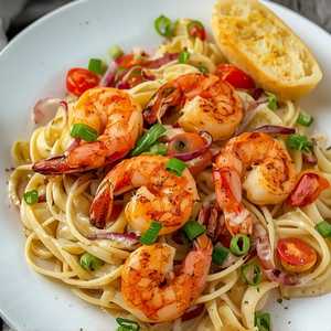 GRILLED SHRIMP ALFREDO