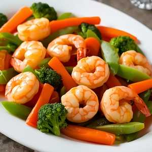 Shrimp with Assorted Vegetables