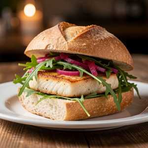 Pan-Seared Fish Sandwich