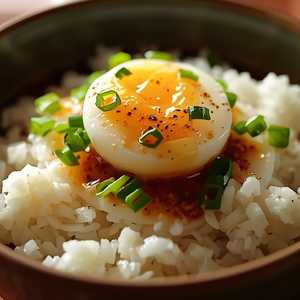 Hot Spring Egg on Rice Upgrade