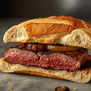 Large Ribeye Steak Sandwich