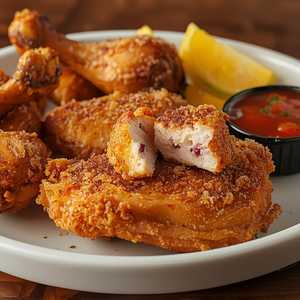 4 Pcs Chicken White Dinner