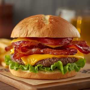 Double Bacon Burger Deluxe