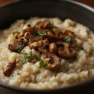 Dirty Mushroom Risotto
