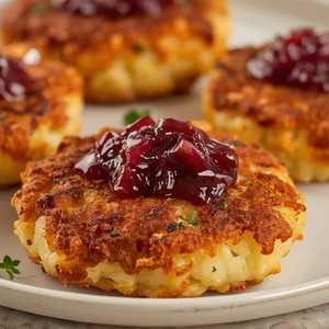 Hash Browns With Red Onion Jam