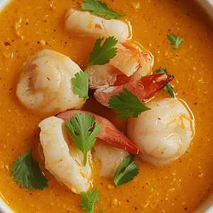 Seafood Pumpkin Soup