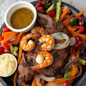 Mixed Shrimp Fajitas