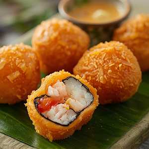Deepfried Crab Meat And Seaweed Roll 紫菜蟹柳卷