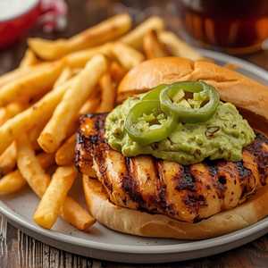 Green and Hot Sandwich