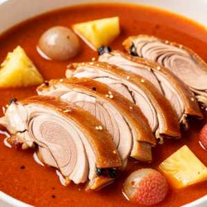 Lychee Pineapple Duck Curry