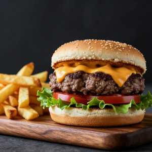 English Muffin Burger