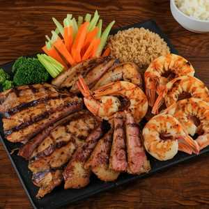 Filet Mignon, Chicken and Colossal Shrimp