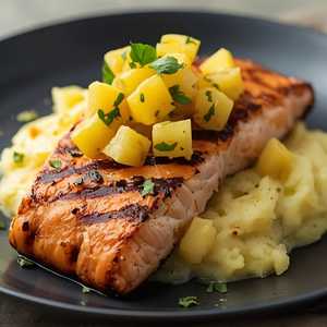 Salmon A La Parrilla
