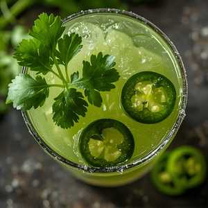 Cilantro Jalapeño Margarita