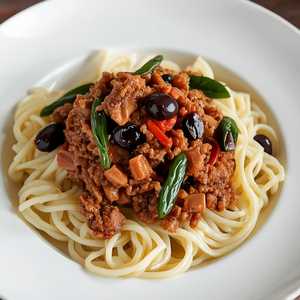 Chaozhou Olive Vegetable Minced Pork Rice Stick Noodle