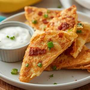 Smokehouse Combo - Half Order of Chicken Bacon Ranch Quesadillas