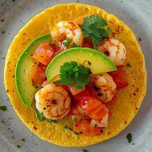 Shrimp Tostada