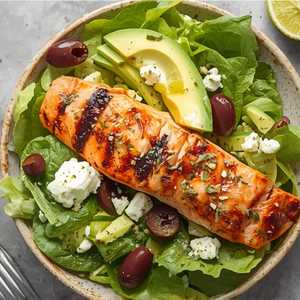 Grilled Salmon Salad