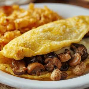 Mushroom & Cheese Omelet