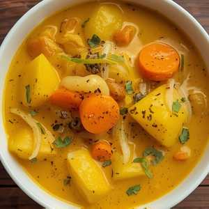 Yellow Curry With Vegetable & Tofu