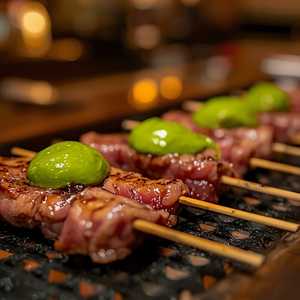 Wagyu with Fresh Wasabi