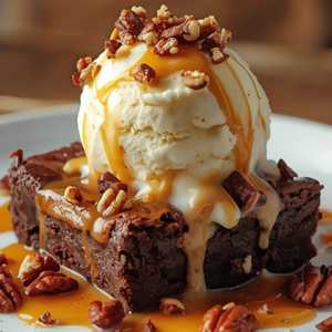 Warm Fudge Brownie