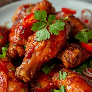 Caramel Chicken Wings