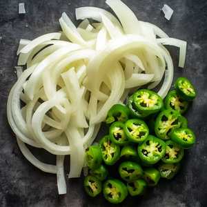 White Onions Green Chilis