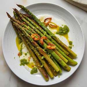 Fire Kissed Asparagus