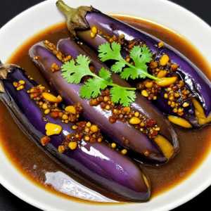 Sauteed Eggplant In Spicy Garlic Sauce W. Minced Pork