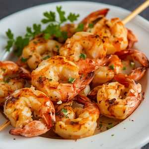 Skewer of Grilled Shrimp