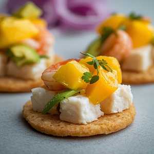 Mini Ceviche Tostada's