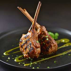 Grilled Lamb Lollipops
