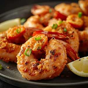 Fried Spicy Salted Shrimp