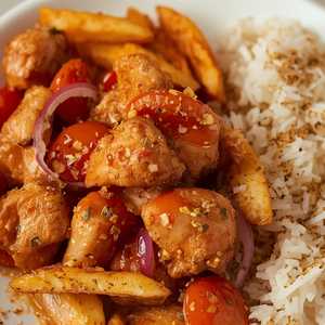 Saltado de Pollo