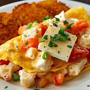 Dungeness Crab Omelet