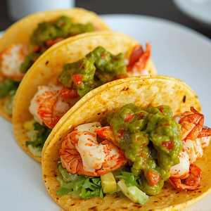 Poached Lobster Tacos
