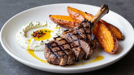 Harissa Grilled Ribeye Steak
