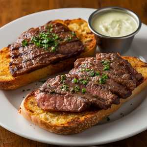 8 oz NY Strip Steak Sandwich