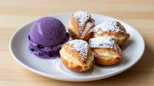 Blueberry Beignets (Seasonal/Unverified)