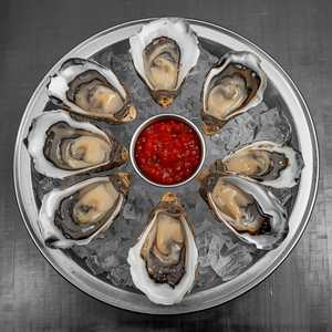 OYSTERS ON THE HALF SHELL