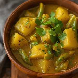 Aloo Ra Seemi Ko Tarkari